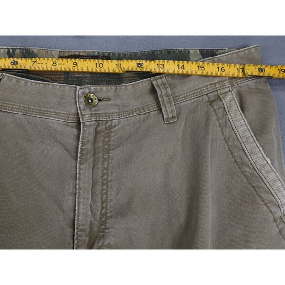Vintage Old Navy Pants Mens 36x30 Beige Military Paratrooper Baggy Cargo 90s Y2K - Picture 6 of 9